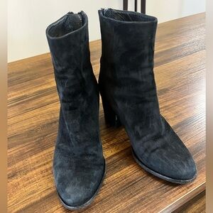 Jimmy Choo Black Suede Ankle Boots. Size 37/7